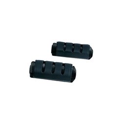 Kuryakyn Trident ISO Foot Pegs Without Adapters Gloss Black Universal