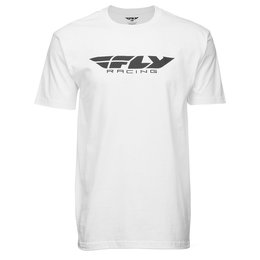 Fly Racing Mens Corporate T-Shirt White