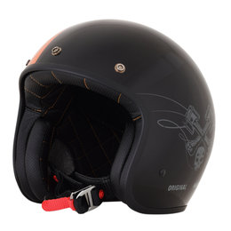 AFX FX-76 FX76 Raceway Open Face Helmet Black