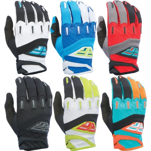 Fly Racing Unisex-Adult F-16 Gloves Orange/Teal Size 8/Small 370-91708 