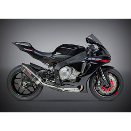 Yoshimura Alpha Race Exhaust Muffler With Midpipe Stainless/Carbon YZF-R1 2015 Metallic