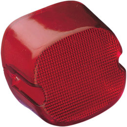 Drag Specialties Laydown Taillight Lens With Bottom Tag Window For Harley Red