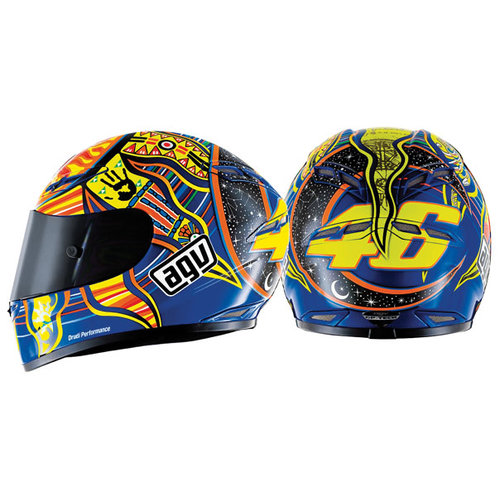 $624.95 AGV GP-Tech Rossi Five 5 Continents Helmet #84865