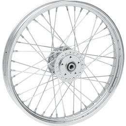 Drag Specialties 21x2.15 40-Spoke Laced Front Wheel For Harley Chrome 0203-0412