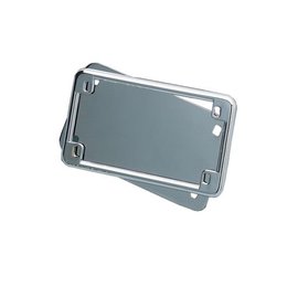 Kuryakyn Frame And Back Plate Set Kit For License Plate Chrome Universal