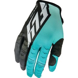Fly Racing Mens Kinetic Textile Gloves Blue