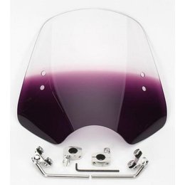 Memphis Shades Shooter Windshield Replacement Purple For Harley Metric