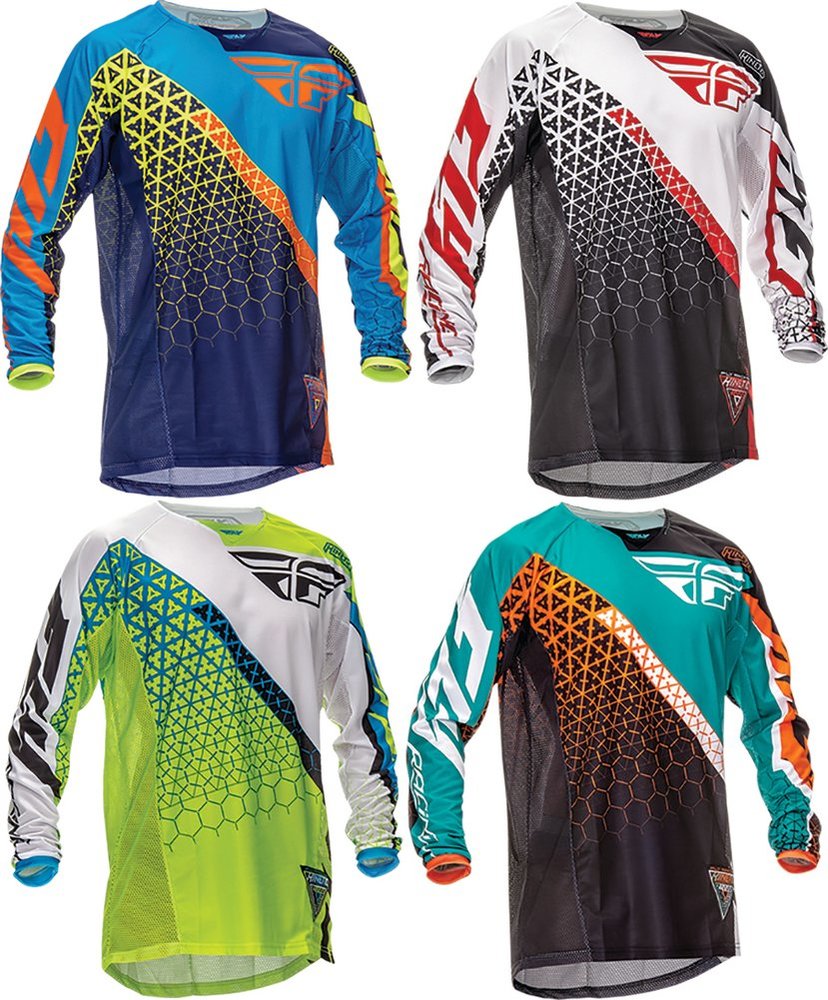 $34.95 Fly Racing Mens Kinetic Trifecta Jersey #237566