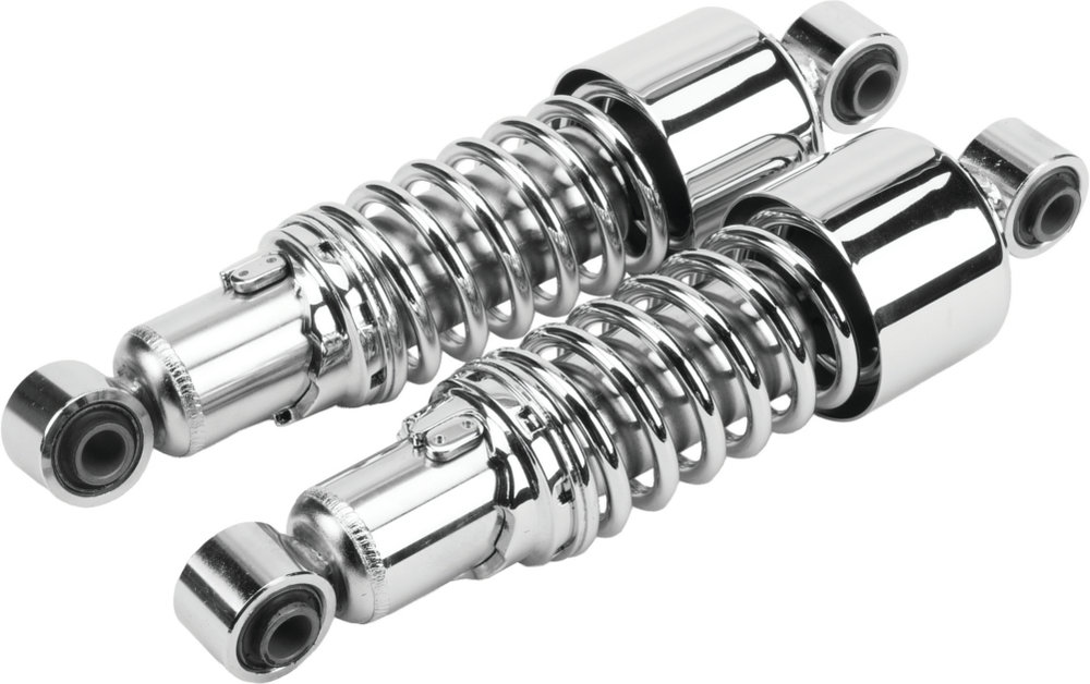 Adjustable Preload and Suspension Travel With This 10.5 Rear Shock Absorbers Great Performance as Riding on A Cloud 10.5-inch Lowering Suspension for Harley Touring and Dyna Sportster 