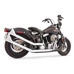 Freedom Performance Exhaust Upsweeps W/ Sharktail End Cap Chrome FLST FXST 86-13