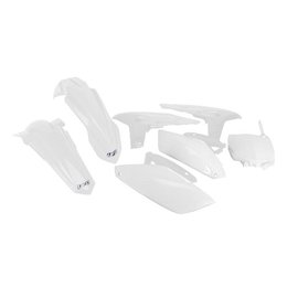 UFO Plastics Complete Plastics Kit White For Yamaha YZ450F