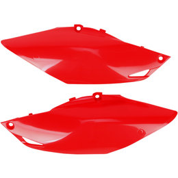 UFO Plastics Side Panels Pair For Honda CRF250R CRF450R Red HO04659-070