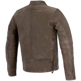 Alpinestars Mens Oscar Collection Monty Armored Leather Jacket Brown
