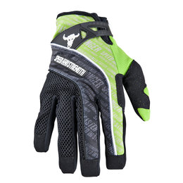 Green Speed & Strength Lunatic Fringe Mesh Textile Gloves