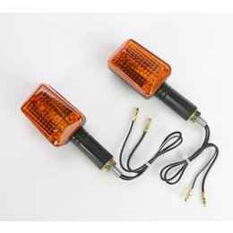 K&S Technologies Marker Lights Mini Stalk Long Stem Black/Amber
