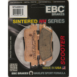 EBC SFA HH Sintered Scooter Rear Brake Pads Single Set For KYMCO SFA498HH Unpainted