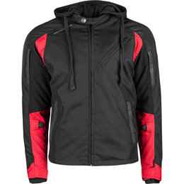 Speed & Strength Mens Fast Forward Armored Textile Jacket Red