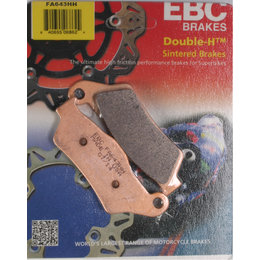 EBC Double-H Sintered Front Brake Pads Single Set For Harley-Davidson FA643HH Unpainted
