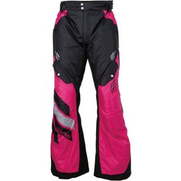 Arctiva Womens Eclipse Insulated Removable Bib Snowmobile Pants Pink