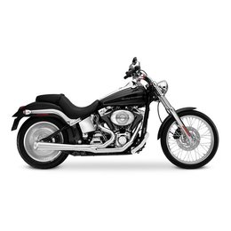 Chrome Supertrapp Kerker 2:1 Supermegs Exhaust For Harley Softail Fxd