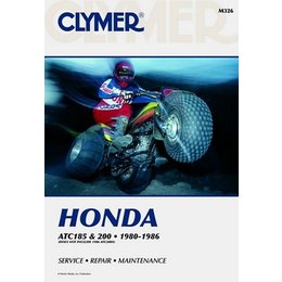 Clymer Repair Manual For Honda ATV ATC185 ATC200 80-86