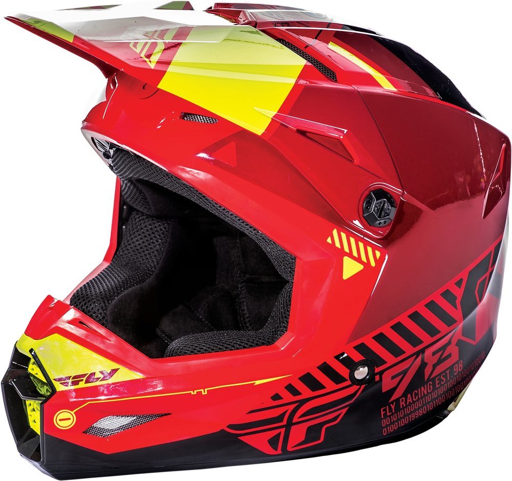 MX ATV Motocross Dirt Bike Fly Racing Youth Kinetic Elite Onset Helmet 2017 