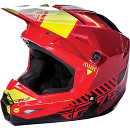 Fly Racing Kinetic Elite Onset MX Offroad Helmet Red