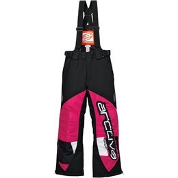 Arctiva Youth Girls Comp Insulated Bib Snowmobile Pants Pink