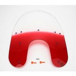 Memphis Shades 15 Inch Windshield Ruby For Harley FXR FXD