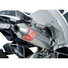Yoshimura RS-2 Slip-On Exhaust Diamond Sleeve For Yamaha YFZ450R 09-13 2376703 Silver