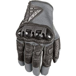 Silver, Black Fly Racing Coolpro Force Mesh Gloves Silver Black