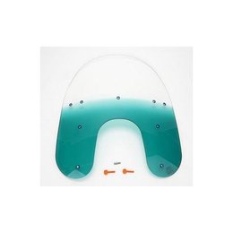 Memphis Shades 15 Inch Windshield Teal For Harley FXR FXD