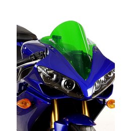 Zero Gravity Double Bubble Windscreen Green For Kawasaki ZX 6R 10R 08-11