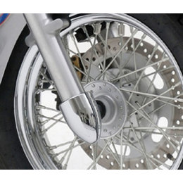 Chrome Baron Axle Nut Covers Bullet For Kawasaki Suzuki Yamaha