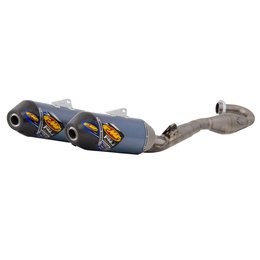 FMF Factory 4.1 RCT Full Dual Exhaust System W Carbon Endcap Blue For Hon CRF250