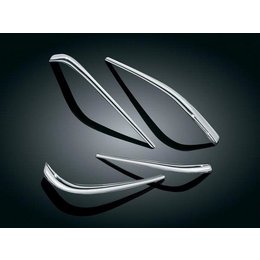 Kuryakyn Saddlebag Taillight Accents For Honda Goldwing Silver