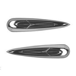 Chrome Baron Comet Side Covers For Yamaha Road Stratoliner