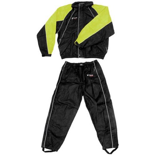 $89.95 Frogg Toggs Hogg Togg Rainsuit Black Lime #815788