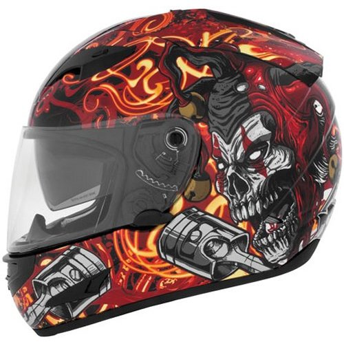 $129.95 Cyber US-97 Molten Jester Full Face Helmet #136261