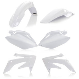 Acerbis Plastic Kit For Honda CRF250 2006-2009 White White