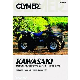 Clymer Repair Manual For Kawasaki ATV Bayou KLF300 86-04