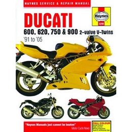 Haynes Repair Manual For Ducati 600 620 750 900 91-05