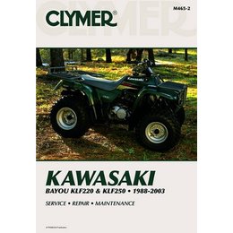 Clymer Repair Manual For Kawasaki ATV KLF220 KLF250 88-03