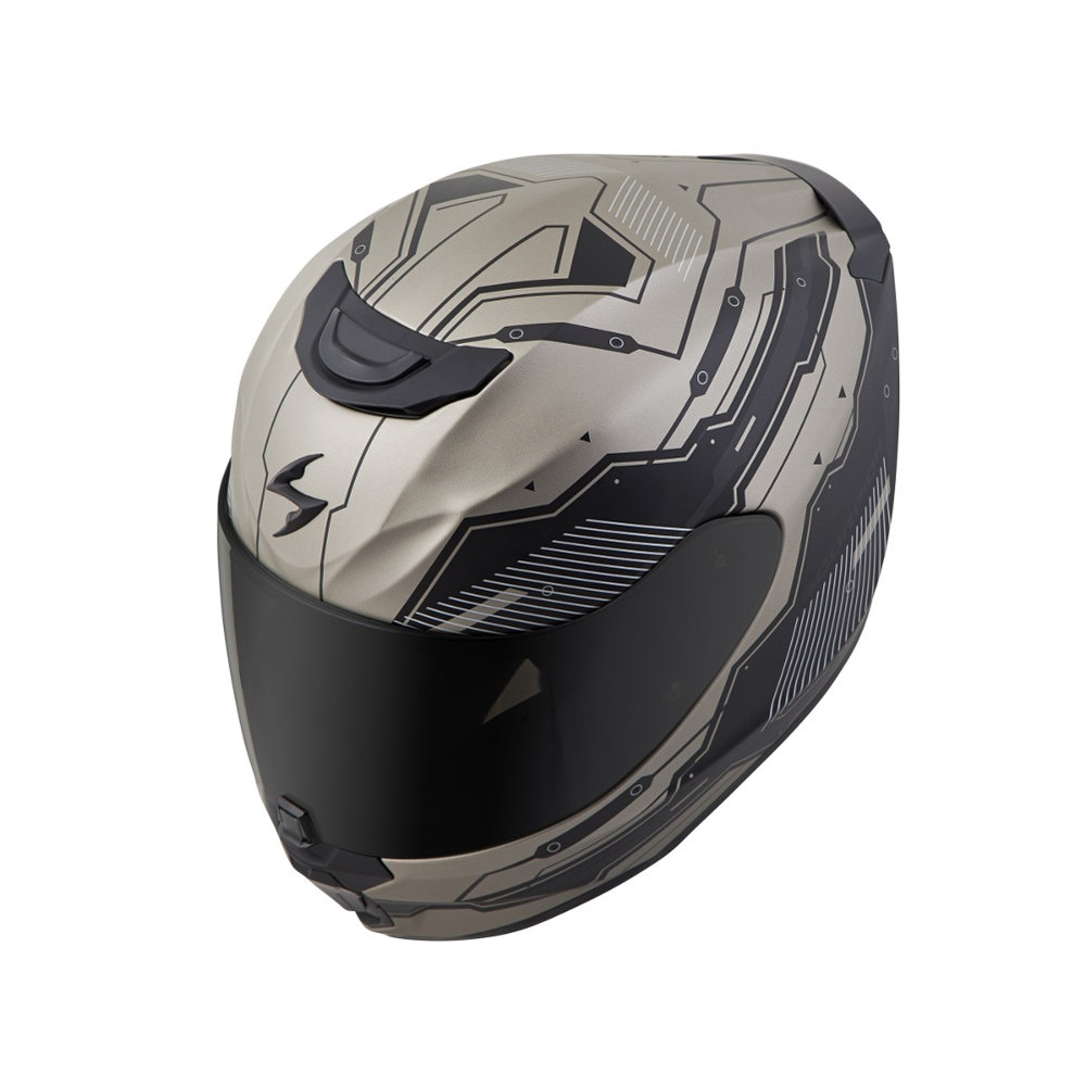 Scorpion EXO-R420 Helmet Visor – Anti-Scratch, UV Light Reactive, Full Face, Polycarbonate