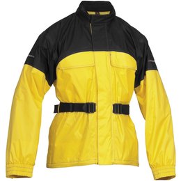 Black, Yellow Firstgear Rainman Waterproof Rain Jacket 2013 Black Yellow