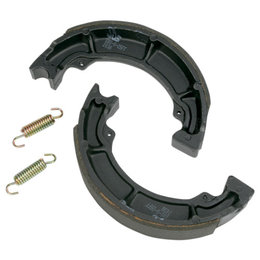 SBS All Weather Rear Brake Shoes With Springs Single Set Kawasaki W650 2038 Unpainted