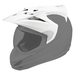 White Gloss Icon Replacement Visor For Variant Dual Sport Helmet