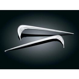 Chrome Kuryakyn Saddlebag Side Emblems For Honda Gl1800 2001-2009