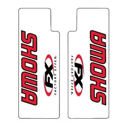 Factory Effex Upper Fork Shield Graphics Showa Red 2416112
