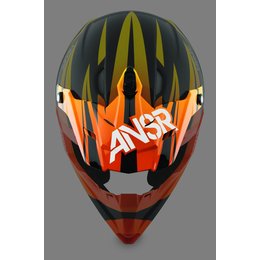 Black, Orange Answer Replacement Visor For Dyno Helmet Black Orange